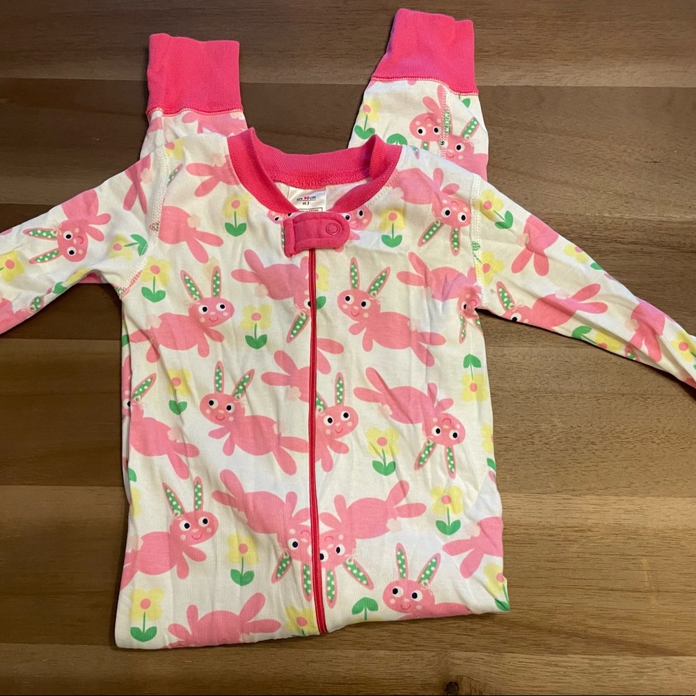 Hanna Andersson cotton bunny pjs Easter